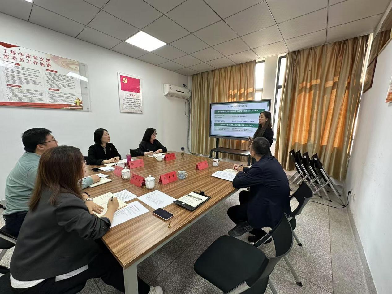 校长张蔚深入设备工程学院调研指导工作